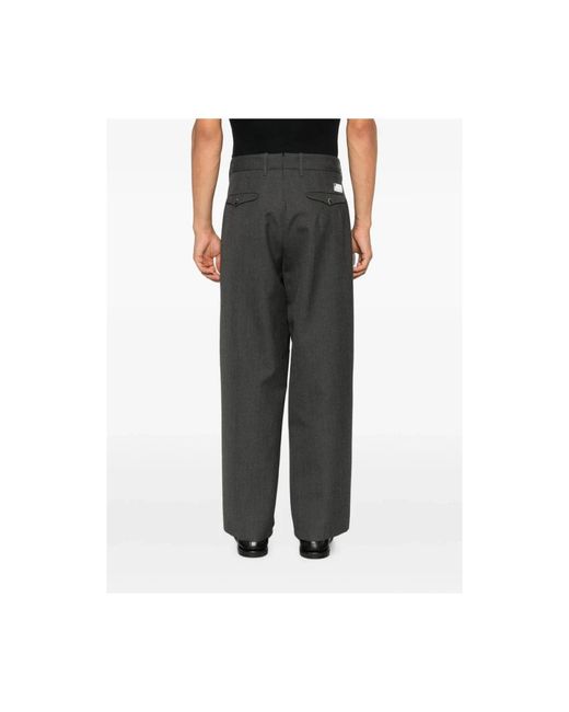 Nine:inthe:morning Black Wide Trousers for men