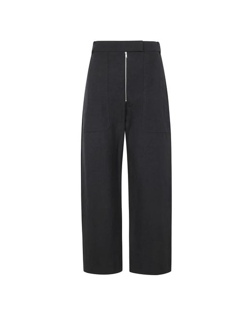 Studio Nicholson Wide Trousers in het Blue