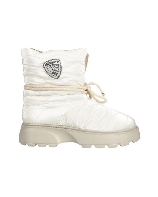 Blauer Winter Laarzen in het White