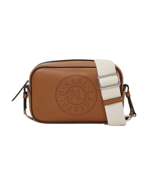 Karl Lagerfeld Brown Cross Body Bags