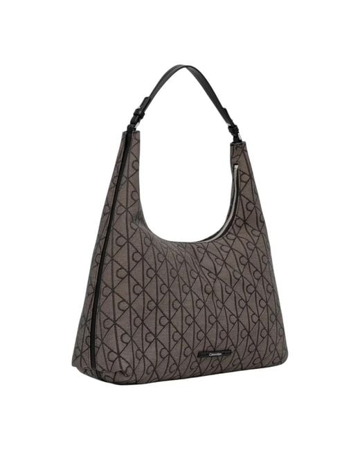 Calvin Klein Gray Shoulder Bags