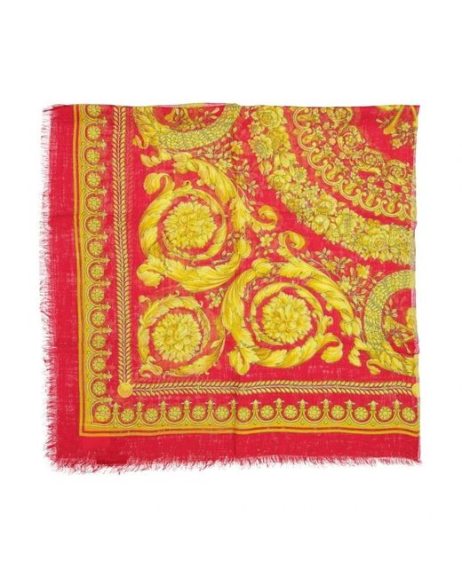 Versace Multicolor Silky Scarves