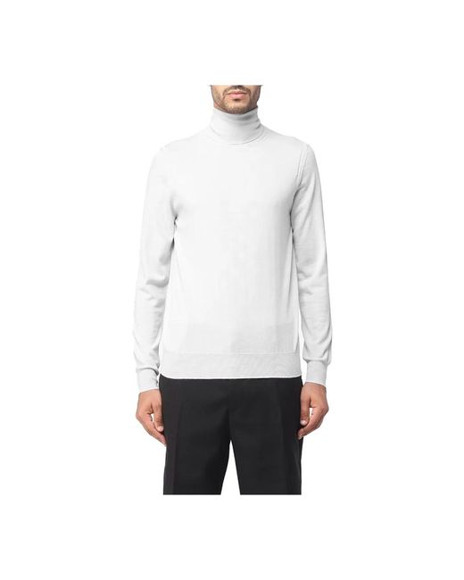 Paolo Pecora White Turtlenecks for men