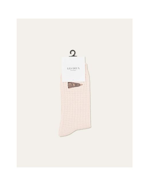 Les Deux Ondergoed ,Wit ,Katoen Underwear Wit in het Pink