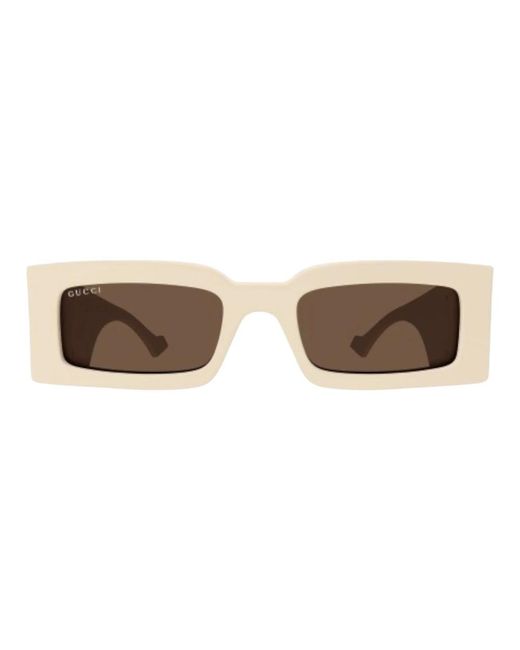 Gucci Brown Minimalistische sonnenbrille gg1425s 004