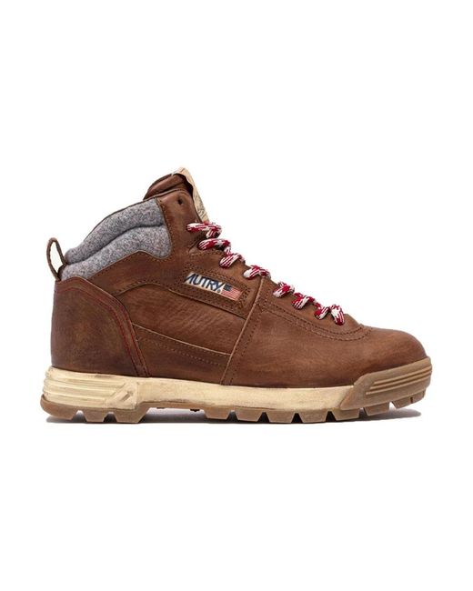 Autry Brown Malga Mid Boot
