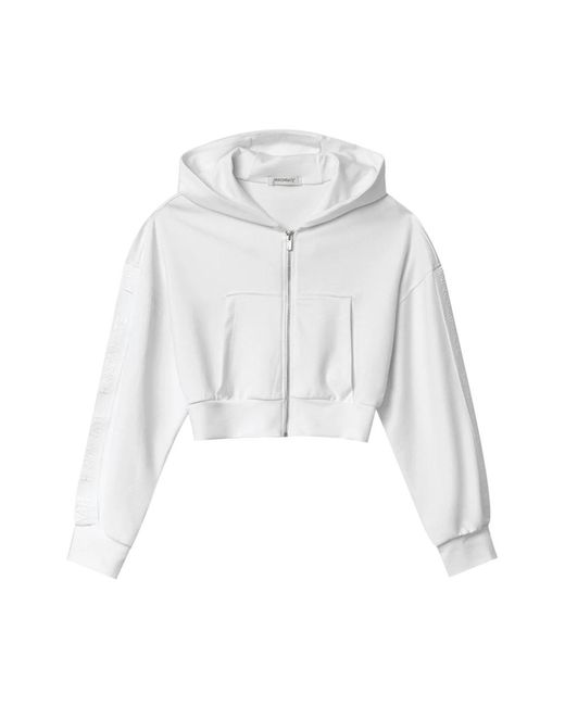 Sweatshirts & hoodies > zip-throughs hinnominate en coloris White