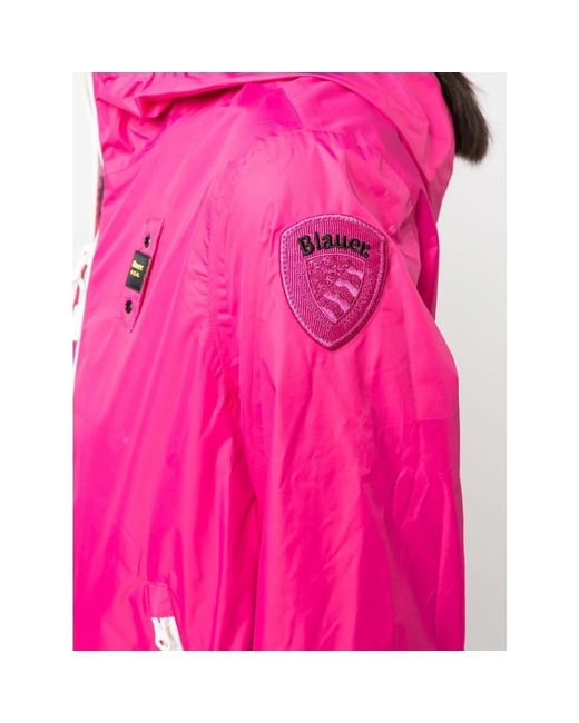 Light Jackets Blauer de color Pink