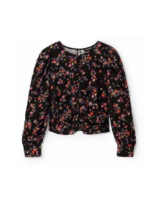 Blouses Desigual de color Black