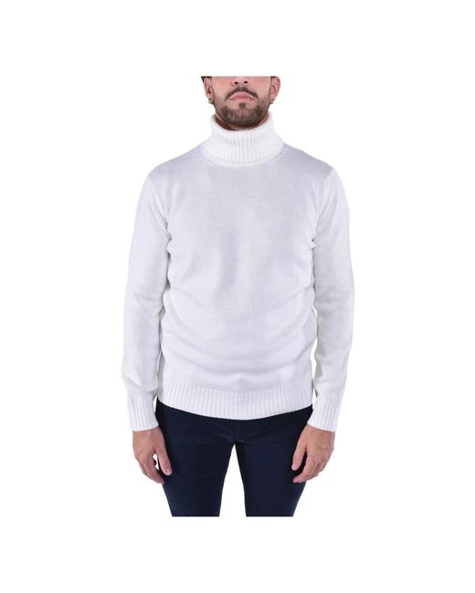 Turtlenecks Kangra de hombre de color White