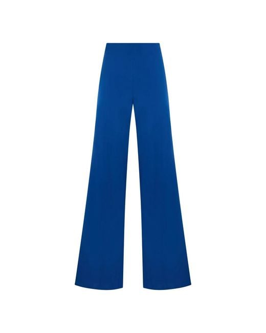 Alberta Ferretti Blue Wide Trousers