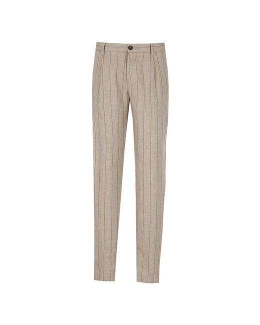 Peserico Gray Suit Trousers for men