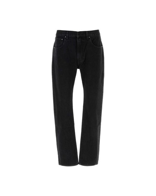 Entire studios Black Straight Fit Jeans for men
