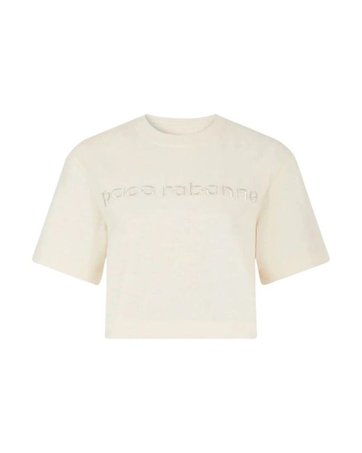 T-camicie di Rabanne in White