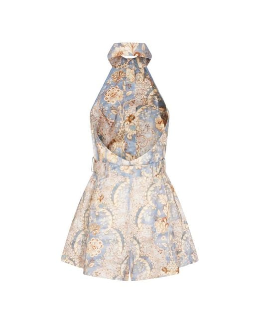 Zimmermann Multicolor Playsuits