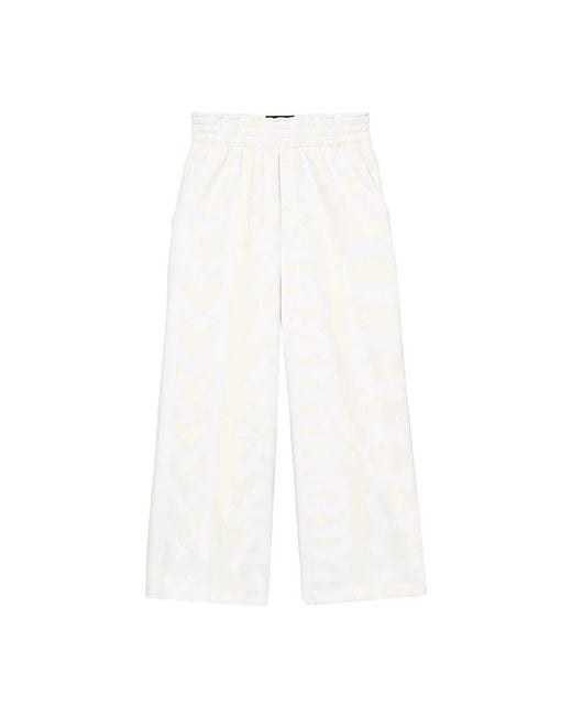 Marc Jacobs White Wide Trousers