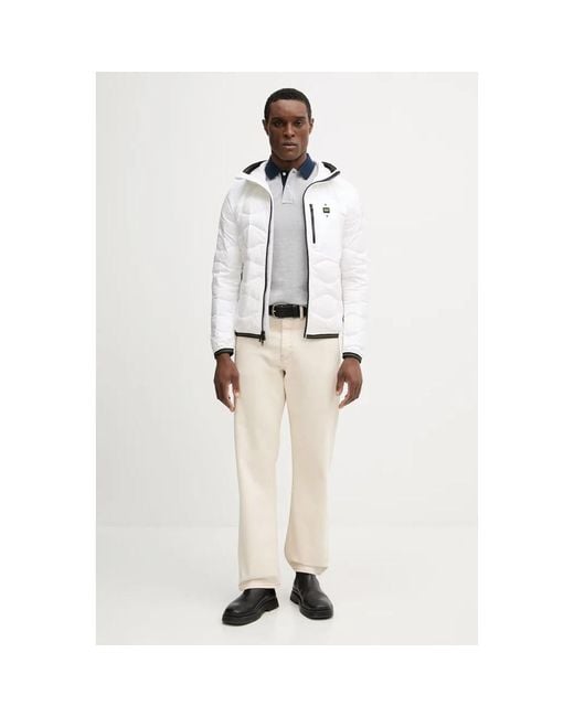 Blauer Wave Down Jacket in het White voor heren
