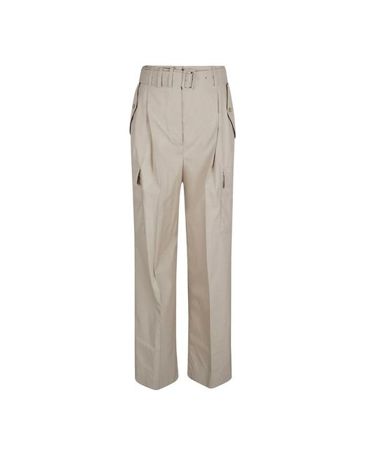Prada Hoge Taille Broek in het Gray