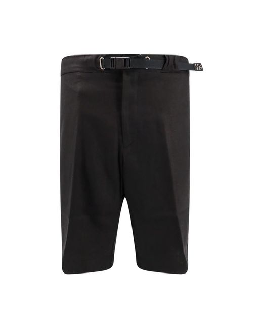 White Sand Black Casual Shorts for men
