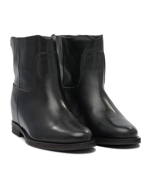 Via Roma 15 Black Ankle Boots