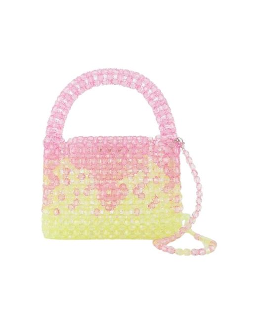Cross Body Bags Germanier de color Pink