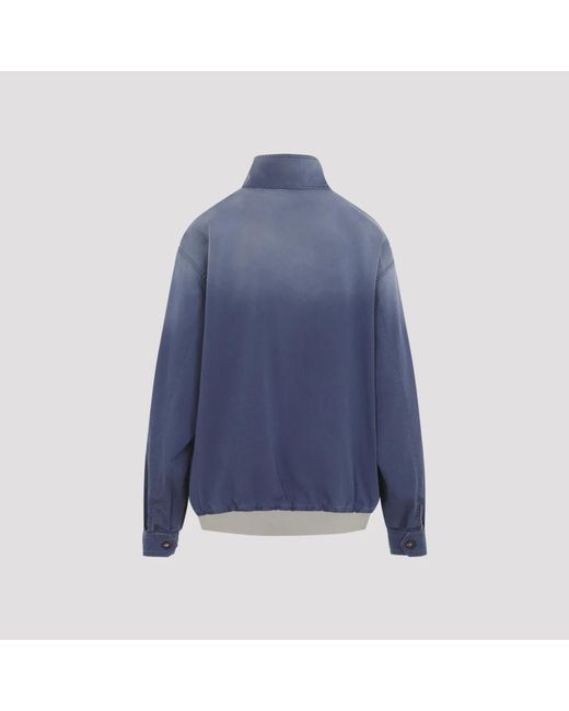 Miu Miu Blue Bomber Jackets