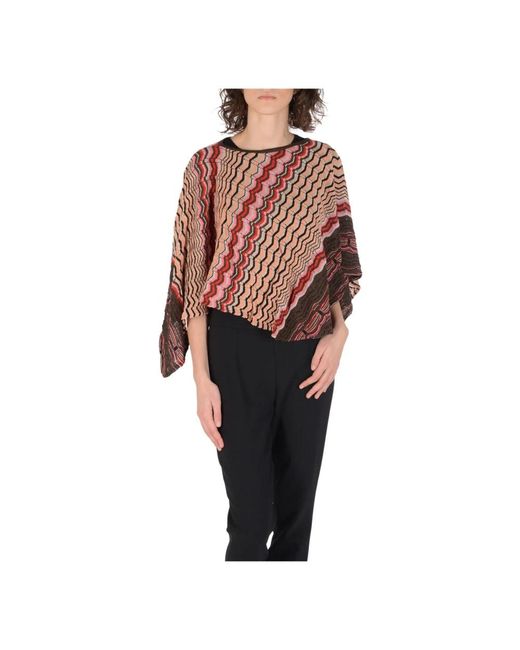 Missoni Red Ponchos