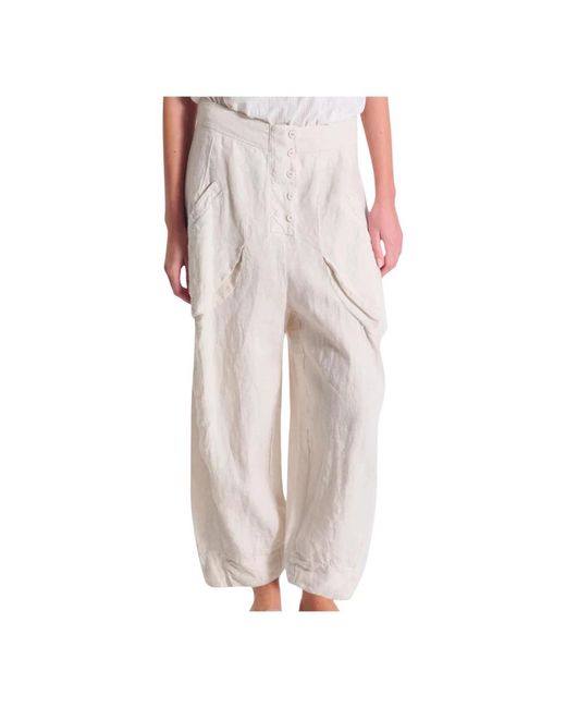 Cropped Trousers di Transit in Natural