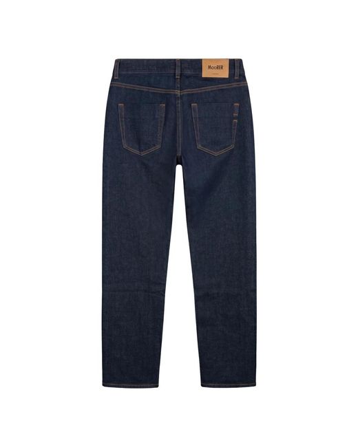 Moorer Blue Straight Fit Jeans
