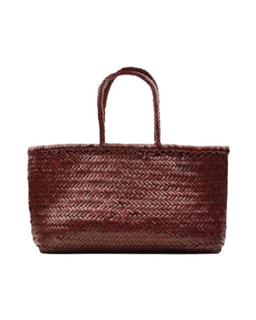 Tote Bags di Dragon Diffusion in Red