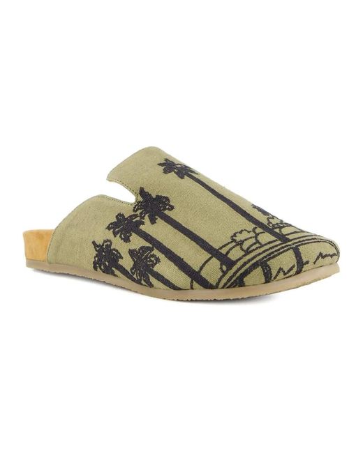 BAZISZT Green Mules for men