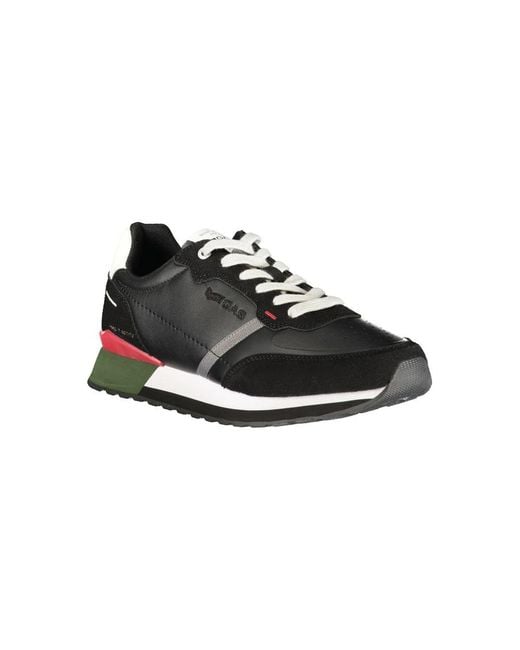 Gas Black Sneakers for men