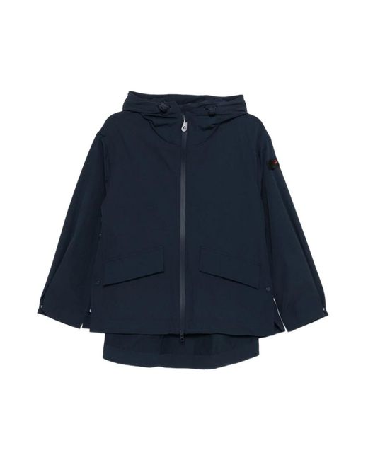 Peuterey Hooded Jacket in het Blue
