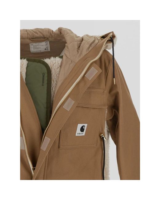 Coats > parkas Sacai pour homme en coloris Brown
