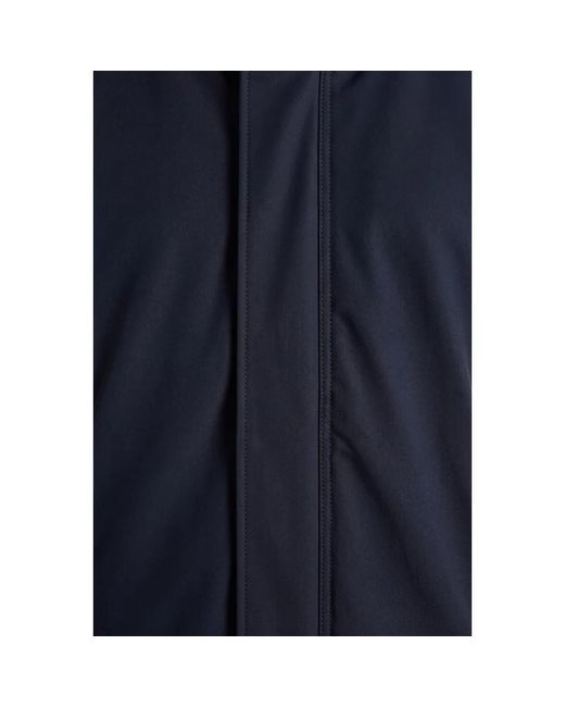 Peuterey Blue Parkas for men