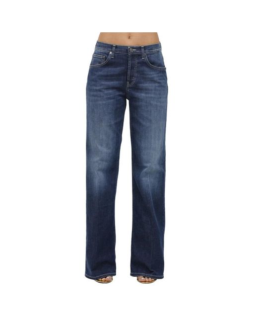 Dondup Blue Wide Jeans