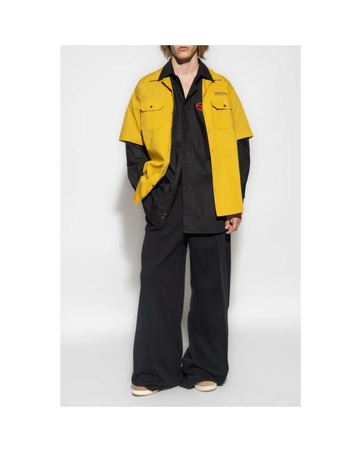 DIESEL Dou-Plain Shirt in het Black voor heren