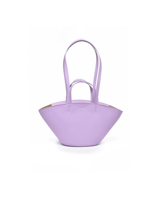 Patrizia Pepe Purple Shopping Bags