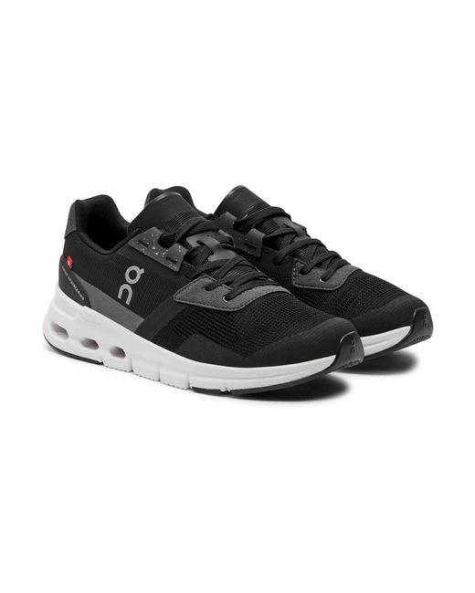 On Shoes Schoenen ,Zwart ,Polyester Cloudrift Sneakers in het Black