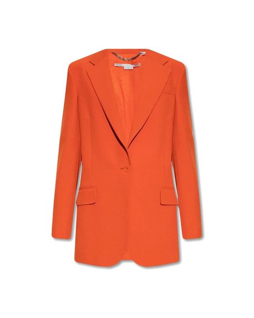 Stella McCartney Orange Blazers