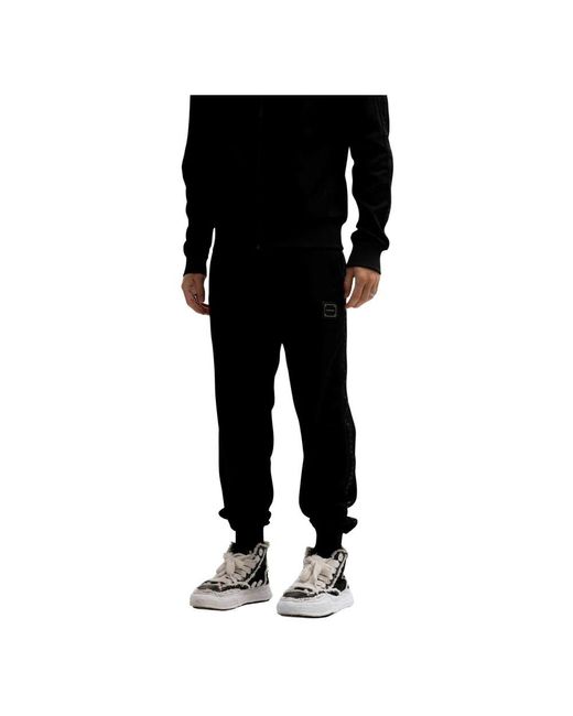 My Brand Essentielle pique trainingshose schwarz in Black für Herren