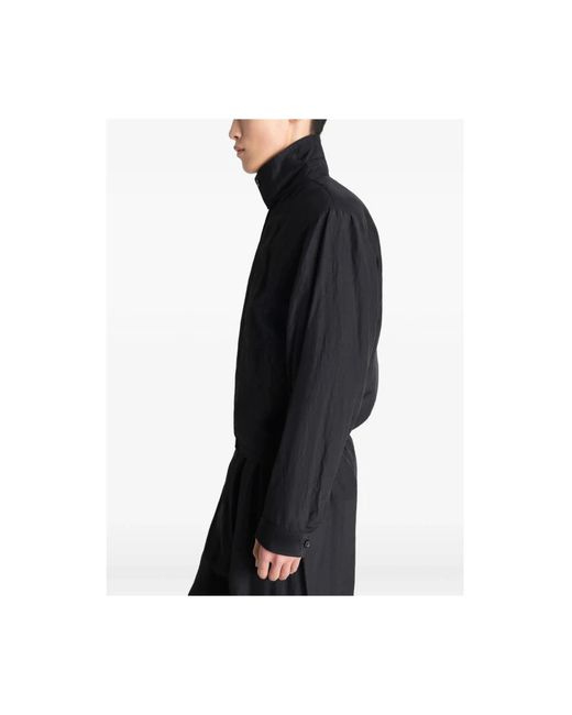 Lemaire Black Bomber Jackets for men