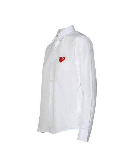 Blouses & shirts > shirts COMME DES GARÇONS PLAY en coloris White