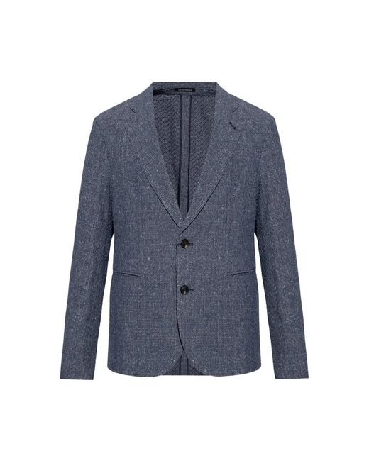 Emporio Armani Blue Blazers for men