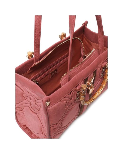 V73 Red Tote Bags