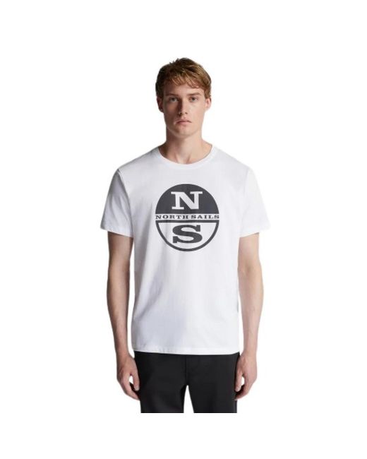 North Sails White T-Shirts for men