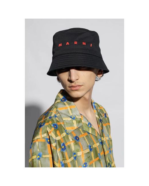 Marni Eimerhut mit logo in Black für Herren