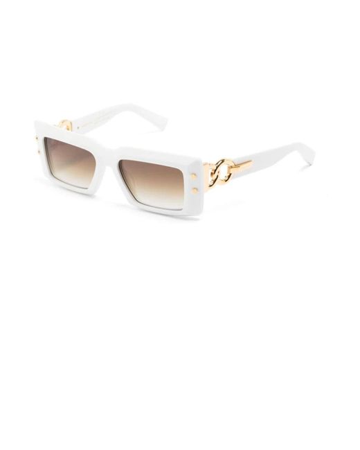 Balmain White Sunglasses