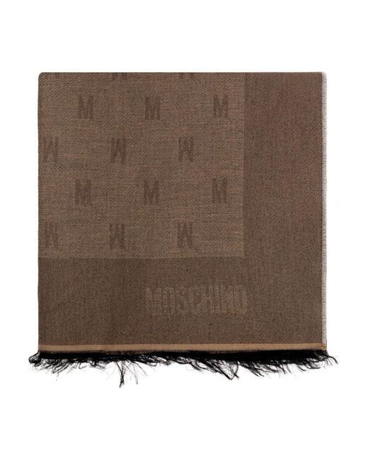 Moschino Brown Monogram-Schal