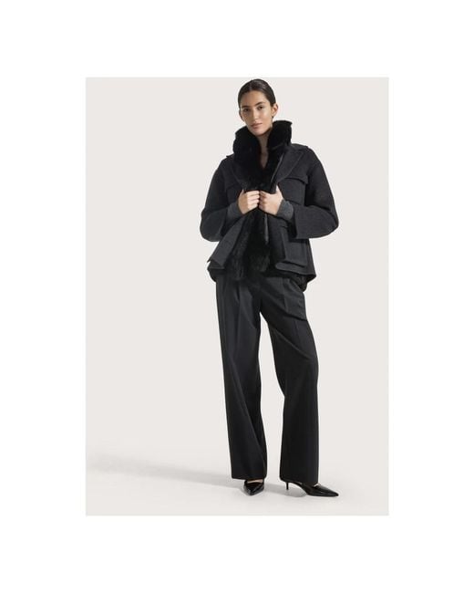 Seventy Faux Fur & Shearling Jackets in het Black